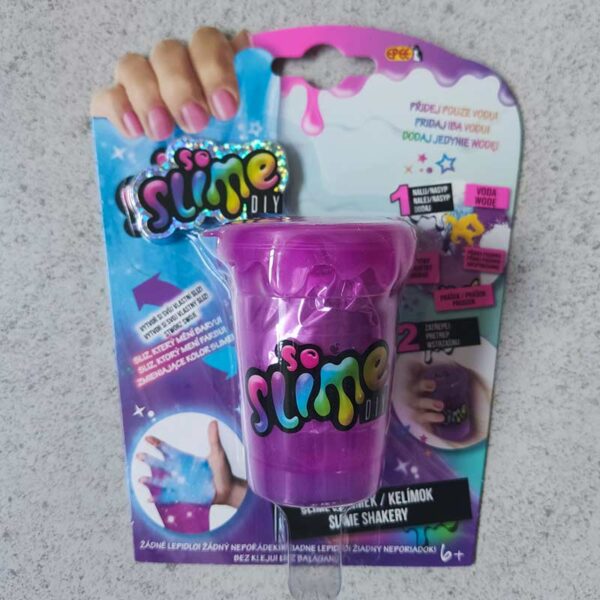 EP line So Slime výroba slizu set kelímek 1ks s figurkou se třpytkami - Image 2